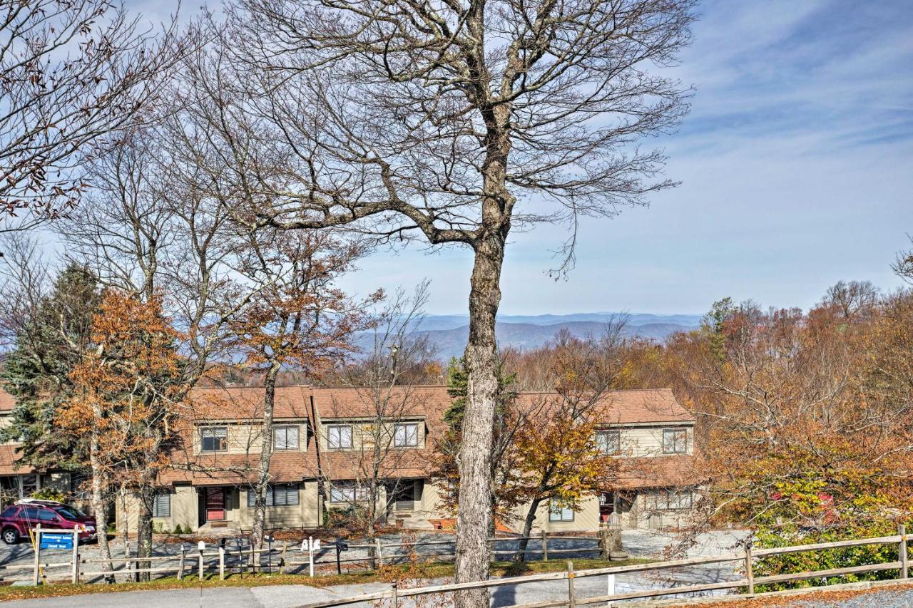 Pet-Friendly Beech Mountain Condo Steps To Slopes Exterior photo